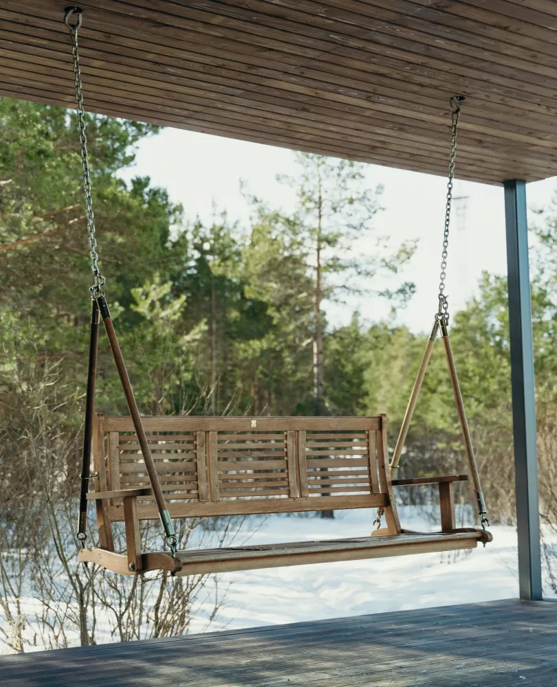 Aménagement en bois extérieur à Verviers