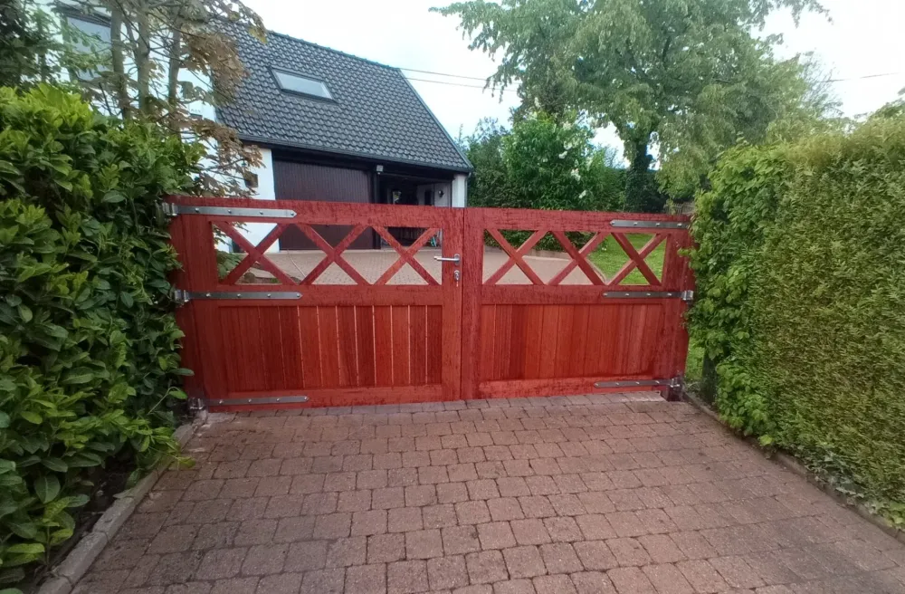 Barrière en bois à Verviers