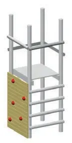 Petit mur d'escalade